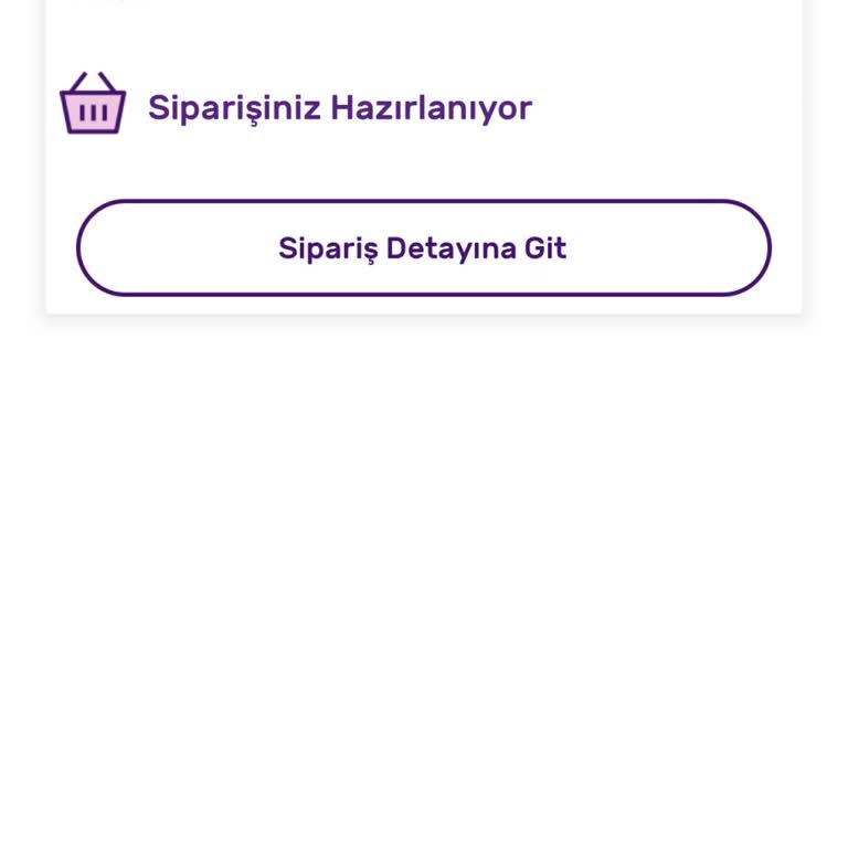 Gratis Sipariş Hazırlanıyor Olarak Gözüküyor