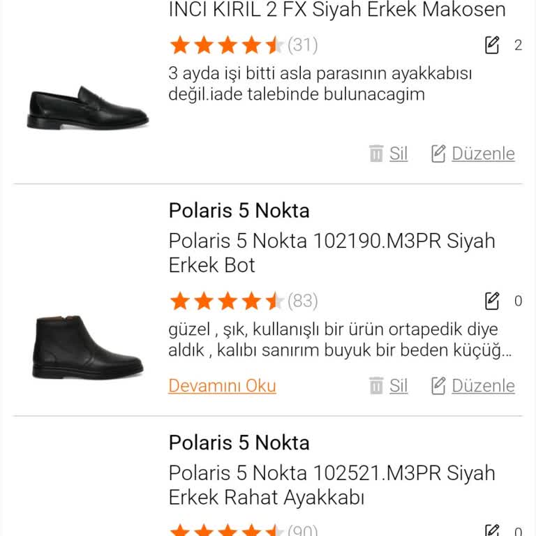 FLO Ayakkabı Onay Bekleyen Yorumlar