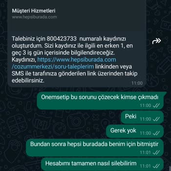 Hepsiburada Doğrulama Kodu Gelmiyor