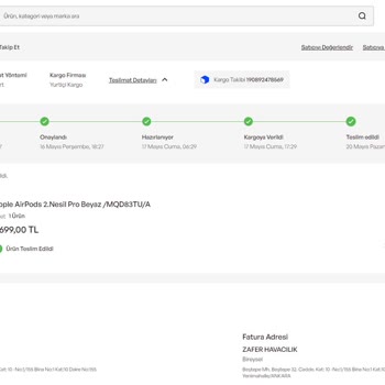 İdefix.com Fatura Kesilmemekte Ve Garanti Hatası