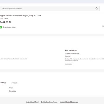 İdefix.com Fatura Kesilmemekte Ve Garanti Hatası