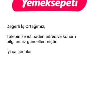 Yemek Sepeti'nin Hiçbir İşi Yapmayan Durumu