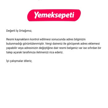 Yemek Sepeti'nin Hiçbir İşi Yapmayan Durumu