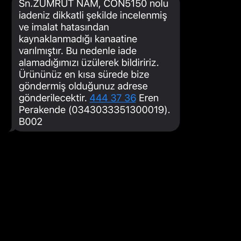 Converse İadesi Hakkında (pişmanlık)