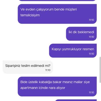 Getir Kurye Hakaret Ediyor Müşteri Temsilcisi Telefonu Yüzünüze Kapatıyor