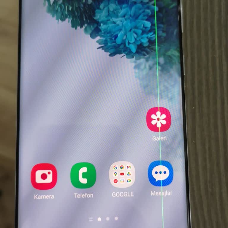 Samsung S20+ Yeşil Çizgi Sorunu