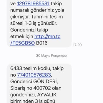 MNG Ayvalık Her Gönderiyi Şube Teslim Getiriyor.
