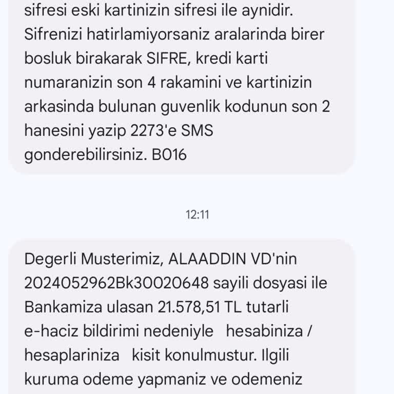 QNB Yanlış Haciz Bildirimi