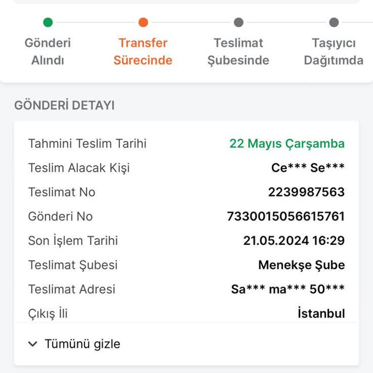 Trendyol Express Robot Süpürgemi Kaybetti