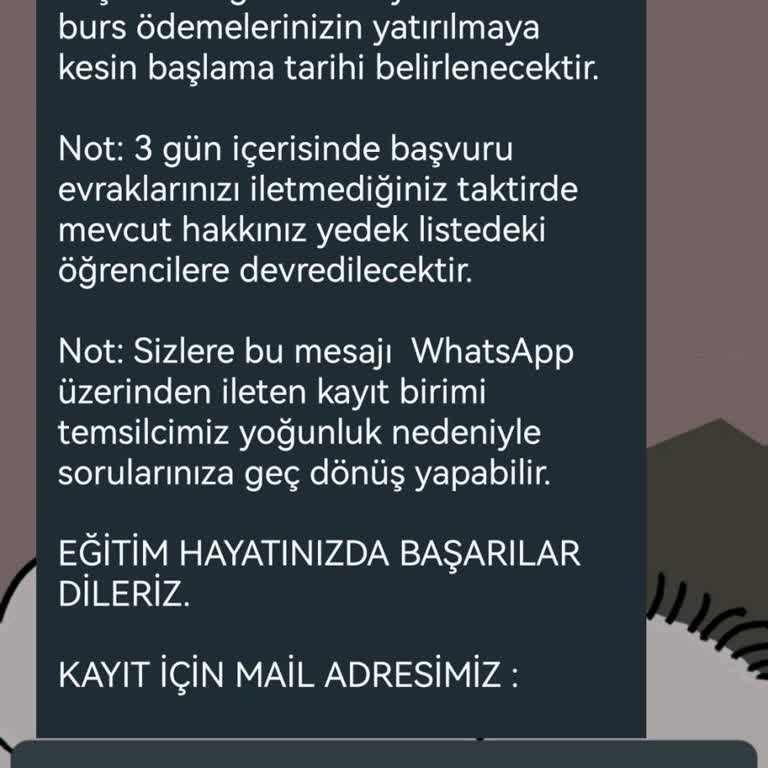 Burs Vaadiyle Dolandırıcılık Burs Başvurusu Sonrası Kişisel Bilgilerimin Güvenliği Konusunda Endişelerim