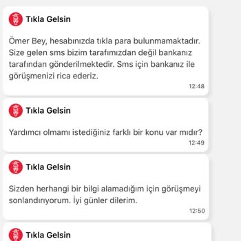 Tıkla Gelsin Müşteri Hizmetleri Şikayeti