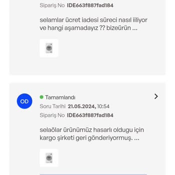 idefix Kargoda Hasar Gören Sipariş Ve İade Sürecinde Yaşanan Sorunlar