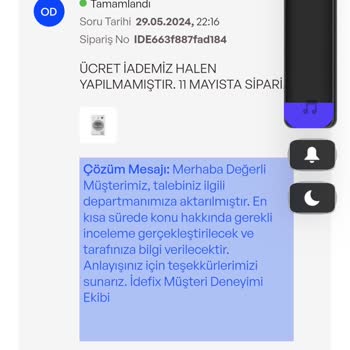 idefix Kargoda Hasar Gören Sipariş Ve İade Sürecinde Yaşanan Sorunlar