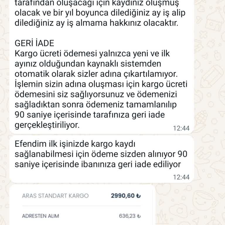 Kendiisin.tr Paketleme İşinde Yanıltıcı Kargo Ücreti Ve Tehdit!