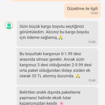 Trendyol Express Fazla Desi Girip Fazla Para Alıyor