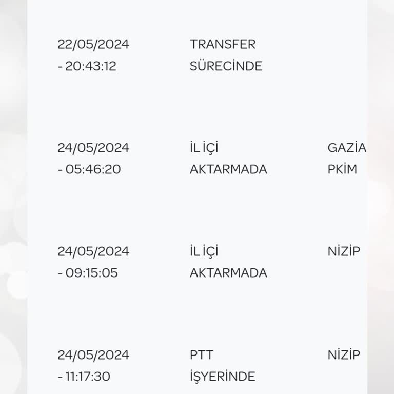 PTT Kargo Yardımcı Olun Lütfen