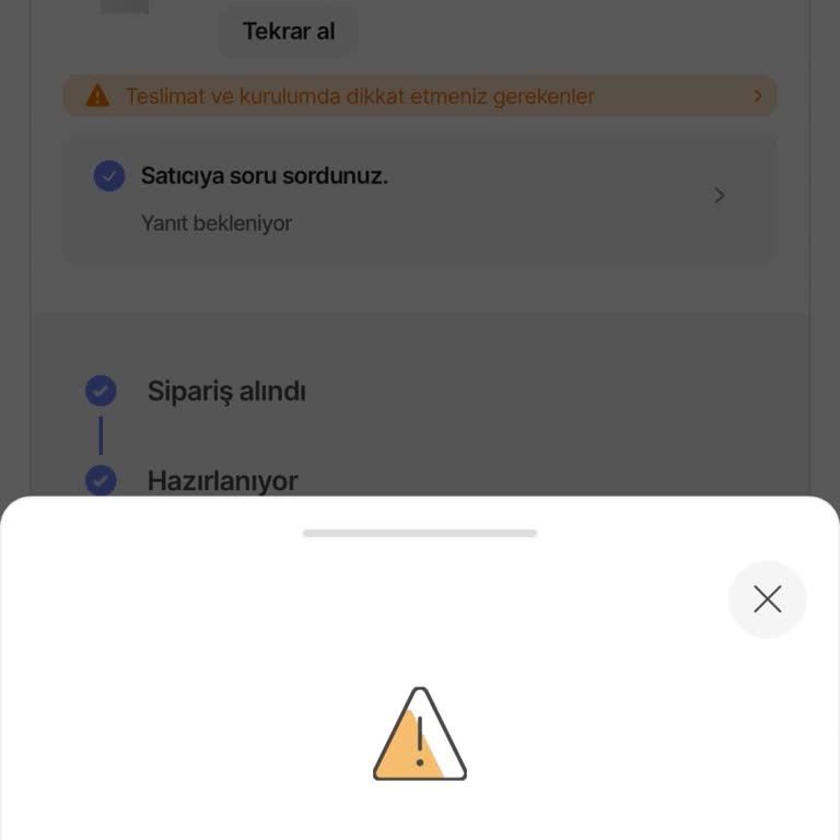 Hepsiburada Sipariş İptal Edilmeme