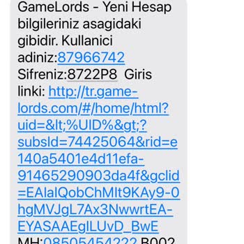 Game Lords Yanlış Yönlendirme Sonucu Kaybedilen Para