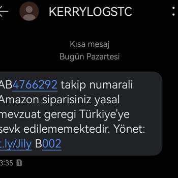 Amazon Gümrüğe Takılan Ürün İadesini 1 Ay Sonra İade Ediyor.