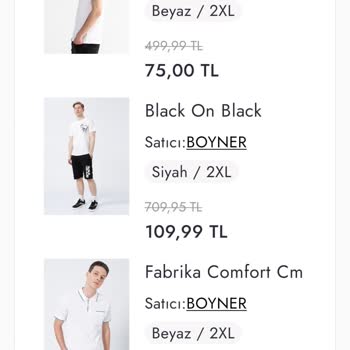 Boyner Mobil Uygulamasında Fiyat Şoku: 109 TL'lik T-Shirt 599 TL Oldu!