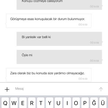 Zara'ya İade Ettiğim Ürünleri Ellerine Ulaştığı Halde Gelmedi Diyor