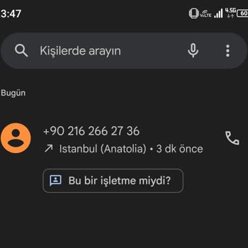 Enerji ve Tabii Kaynaklar Bakanlığı +902162662736 Şüpheli Numara