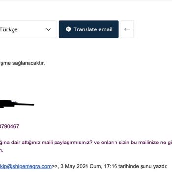 Müşterisini Düşünmeyen Ve Oyalayan Kurum Shipentegra Pişmanlıktır.