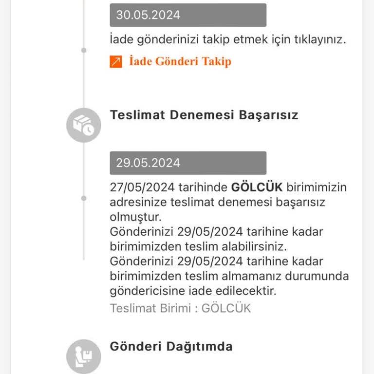 MNG Gölcük Kargoyu Dağıtmıyor Geri Yolluyor Şubede Tutuyor