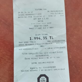 Tüvtürk Ün Haksız Yere Aldığı Kredi Kartı Komisyonu