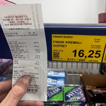 BİM Etiket Ve Kasa Fiyat Farkı