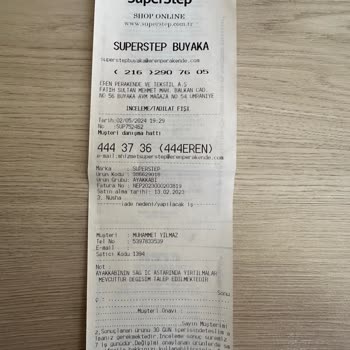 SuperStep Mağazası Sattığı Puma Ayakkabının Arkasında Durmuyor