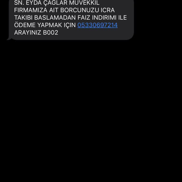 Metka Hukuk (SMS) 533*****14-Gelen SMS/Arama Şikayeti
