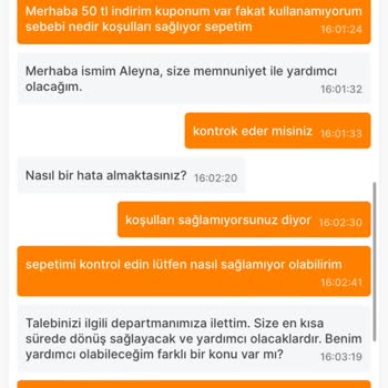 Migros Hemen Kupon Kullanamıyorum Ve Temsilci Bilgisiz