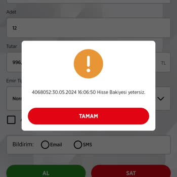 Ziraat Bankası Hisse Senetlerimi Satamıyorum