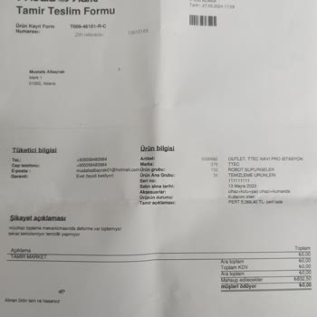 Media Markt'tan Aldığım Ttec Süpürge Sorunu Ve Çözüm Eksikliği