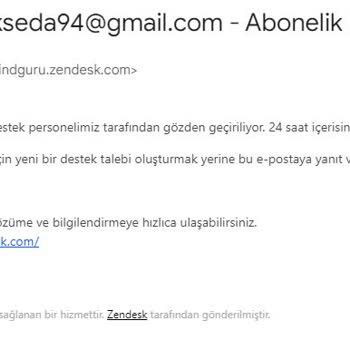 Mindguru Abonelik İptali Mağduriyeti