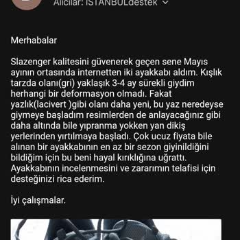 Slazenger Kaliteli Marka Zannediyordum