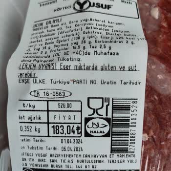 Köfteci Yusuf Son Kullanma Tarihi