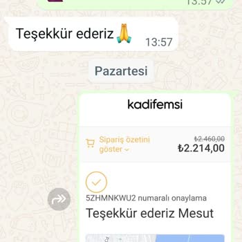 Kadifemsitr.com Kadifemsi İsimli Firmanın Muhatabı Yok Ve Ürünler Teslim Edilmiyor.