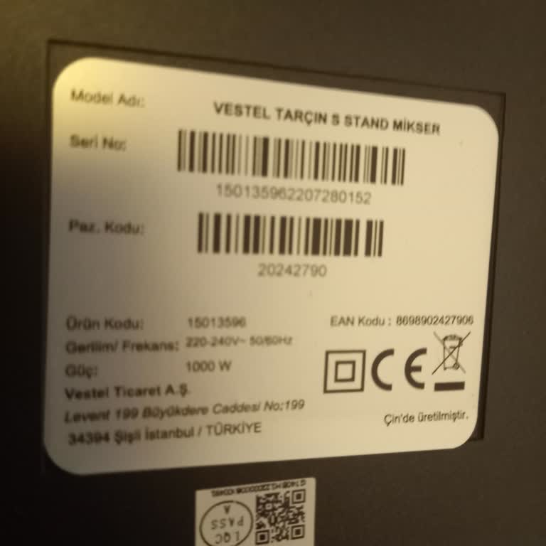 Vestel Tarçın Çırpma Teli Kırıldı