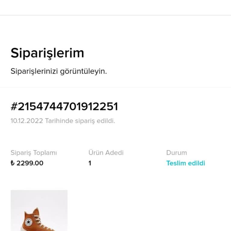 Converse Ayakkabı Satın Alma Ve İade Süreçlerinde Yaşanan Sorunlar