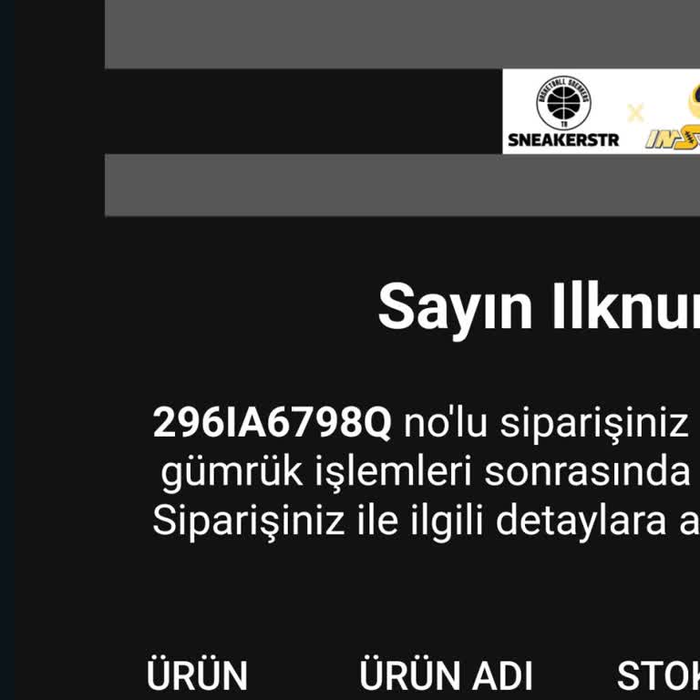 Nike Snekears.com.tr Teslimat Şikayet