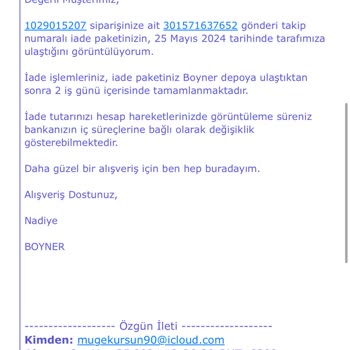 Boyner Müşteri Mağduriyeti İade Yapılmıyor Durum Belirsiz