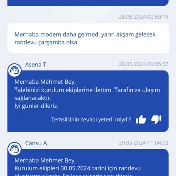 TurkNet İnternet Kurulum Süresi Uzaması
