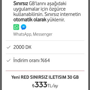 Vodafone Engelli Tarifesi Seçiminde Yaşanan Sorun