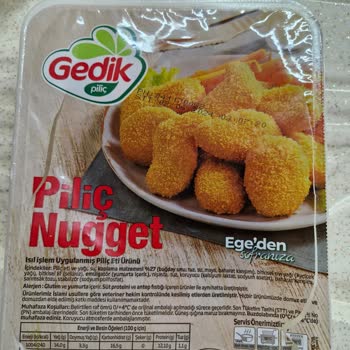 Gedik Piliç File Market Gedik Markası Küflenmiş Nugget