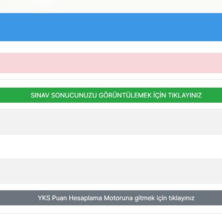 OGM Materyal TYT Sonuç Bilgisi Bulunamadı