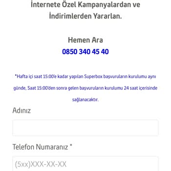 Turkcell Superbox Hk. Kurulum Şikayeti