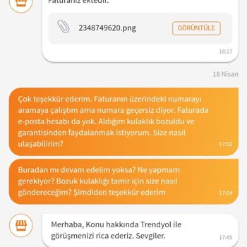 Trendyol'dan Aldığım Ürünün Garantisinden Faydalanamıyorum.