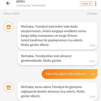 Trendyol'dan Aldığım Ürünün Garantisinden Faydalanamıyorum.